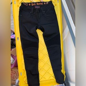 Rock Revival black straight leg jeans